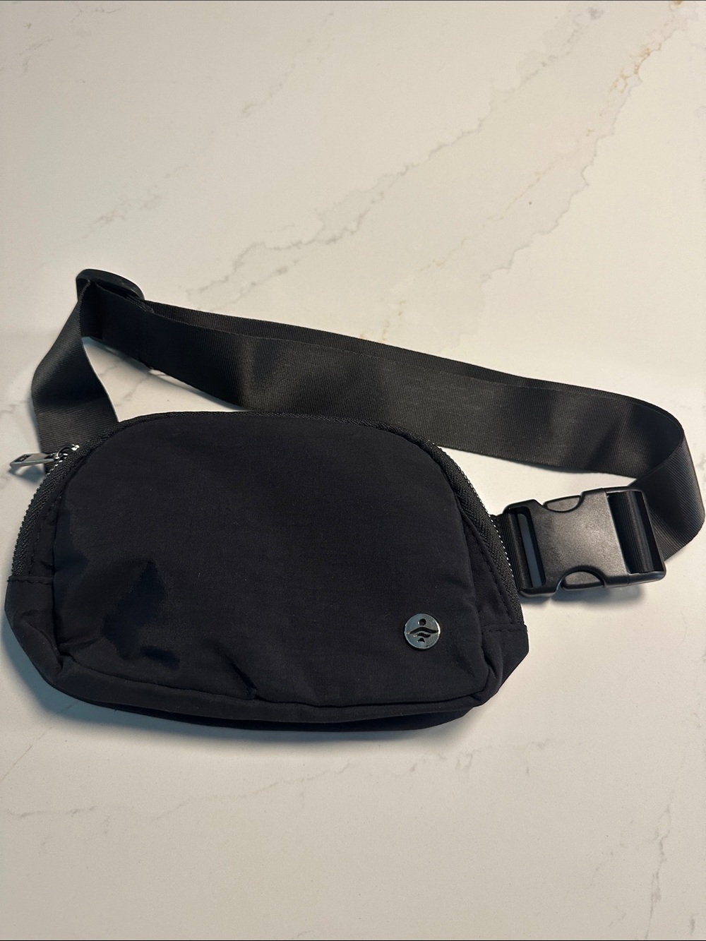 NWOT- Halara Minimalist Black Crossbody Waist Bag